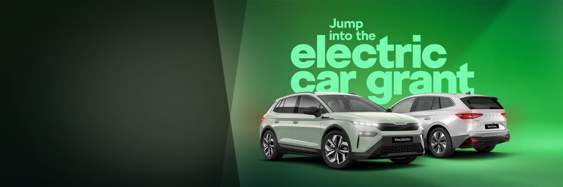 New EV electric government Grant banner Sept25