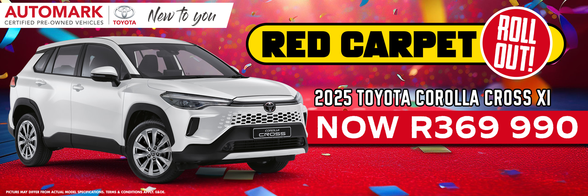 2025 Corolla Cross XI — R369,990 (Automark Certified)