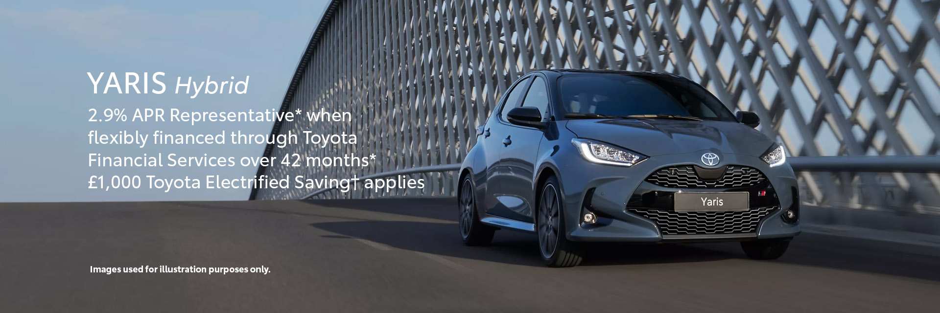 Toyota Yaris Hybrid with £1,000 Toyota Electrified Saving