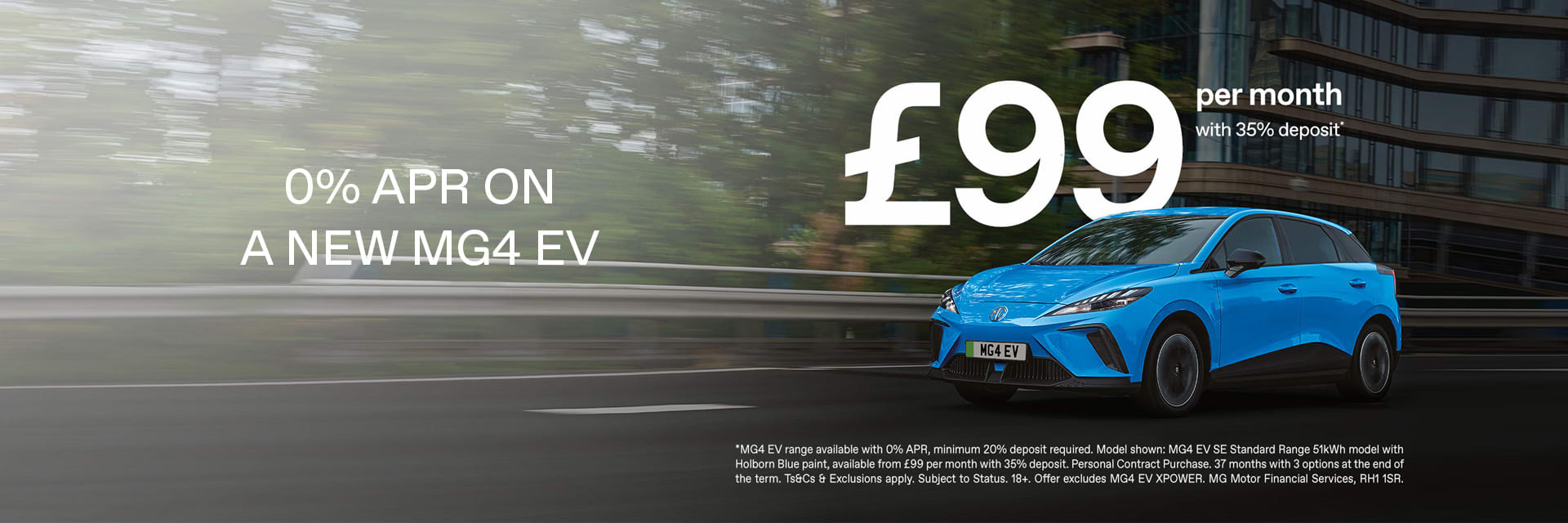 MG4 EV 0% Finance Offer