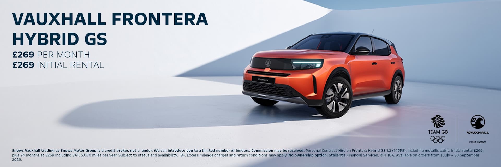 Vauxhall Frontera Hybrid Offer