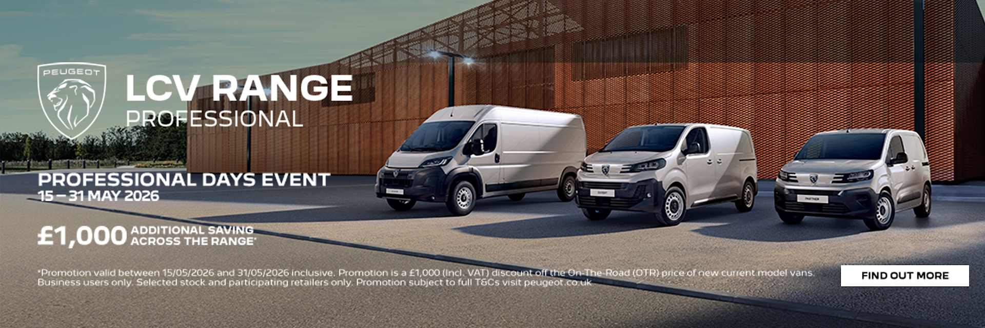 LCV RANGE PROFESSIONAL DAYS EVENT