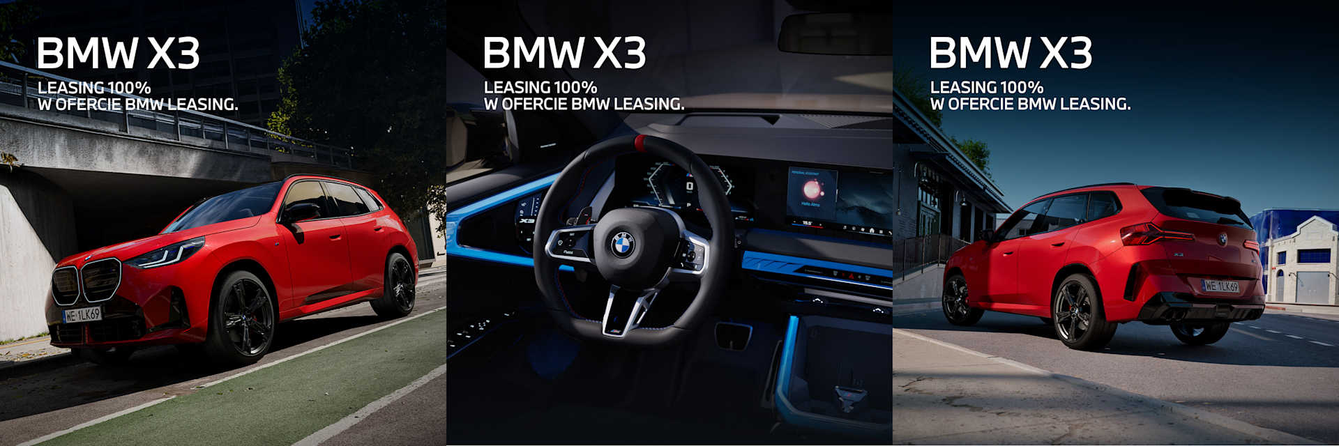 Nowe BMW X3 w Leasingu 100%