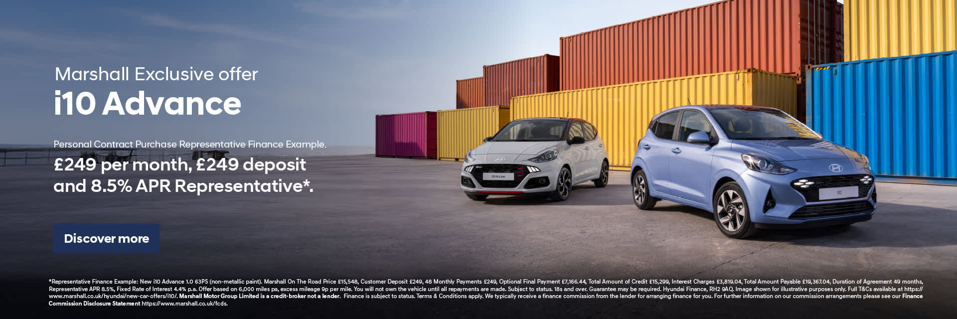 Hyundai i10 Personal Contract Purchase Offer