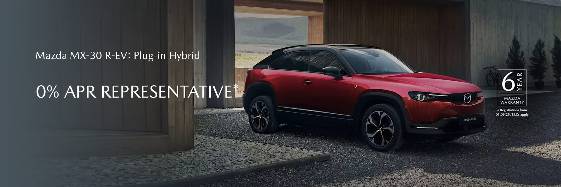 Mazda MX-30 R-EV: Plug-in Hybrid 0% APR Representative*