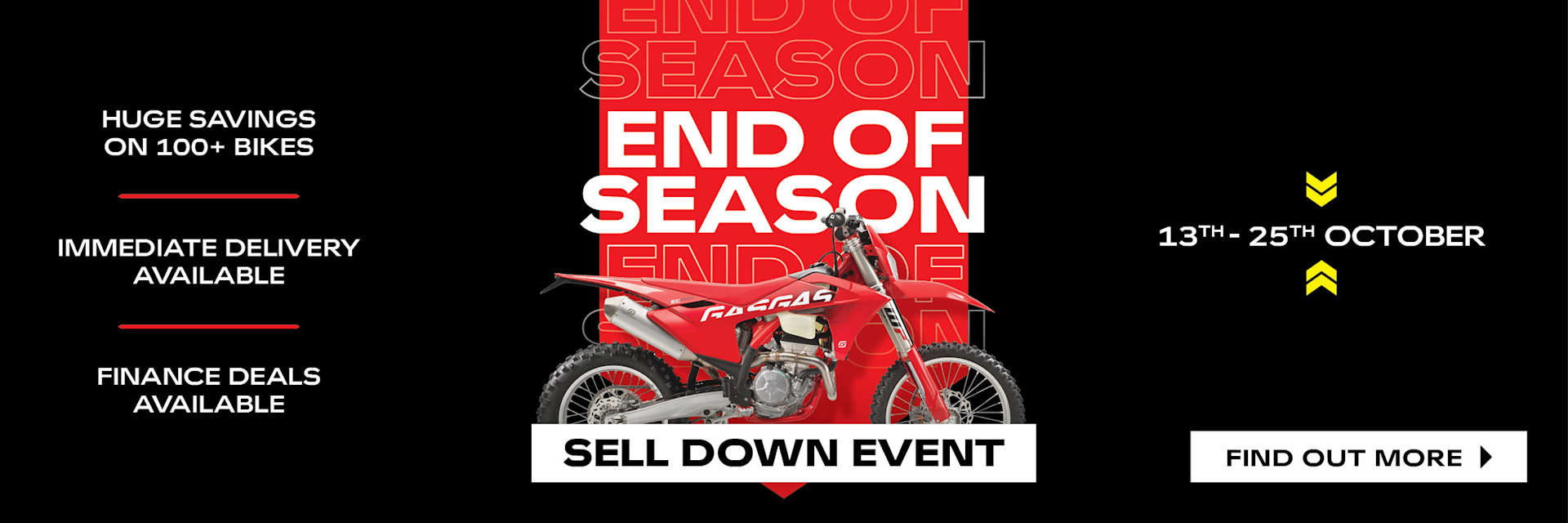 End Of Season Sell Down Event