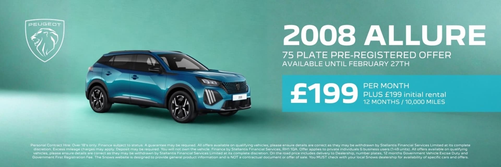 peugeot 2008 allure offer