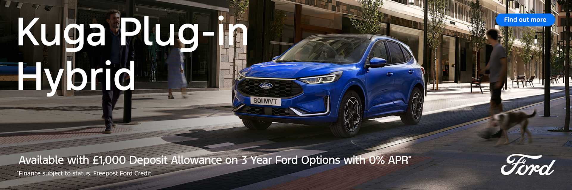 Kuga PHEV Plug-in Hybrid 0% APR 3yr Ford Options
