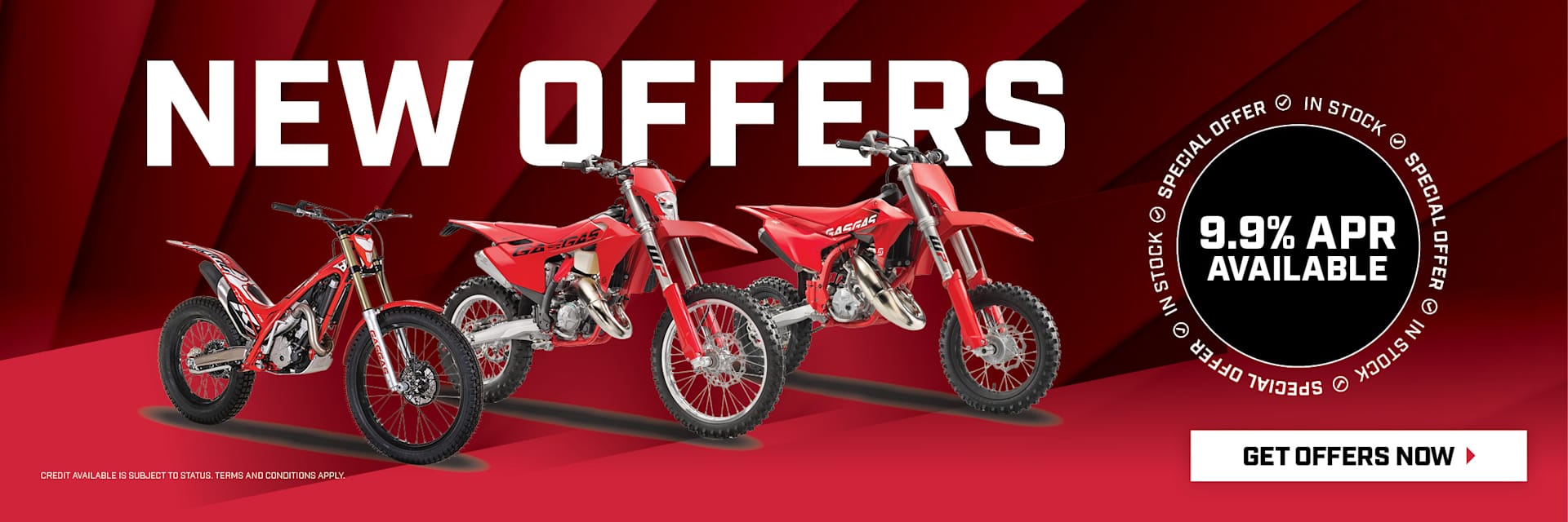 NEW GASGAS BIKE OFFERS