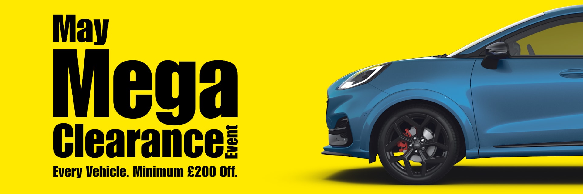 May Mega Clearance Used Event