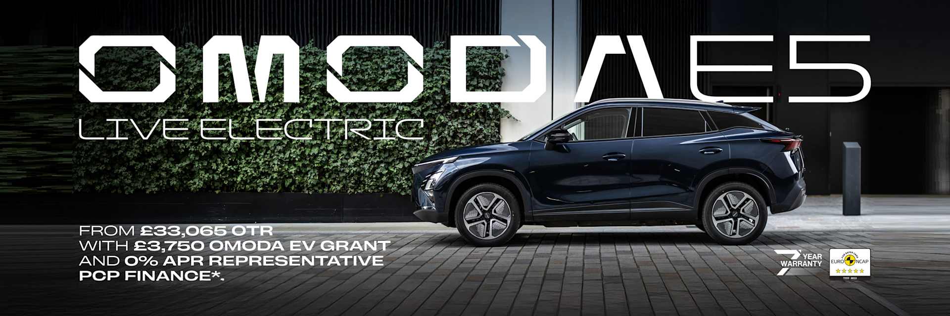 OMODA E5 EV Grant and 0% Offer