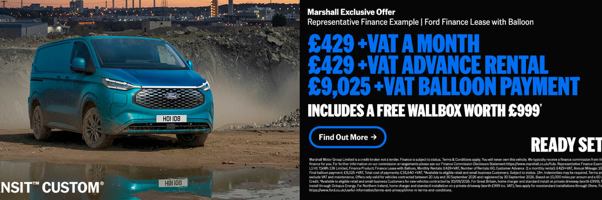 Ford eTransit Custom Offer