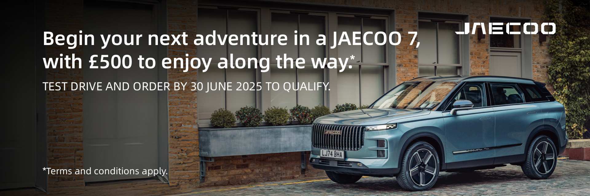 Begin your next adventure in a JAECOO 7
