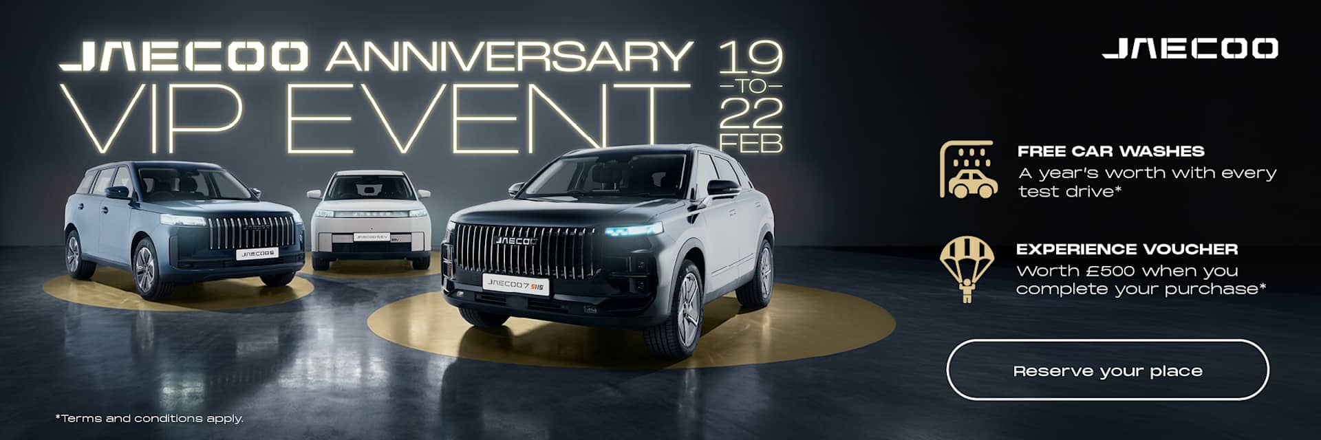 Jaecoo Anniversary VIP Event