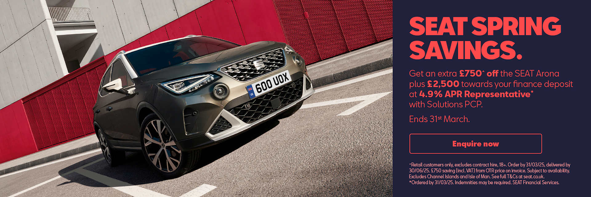 SEAT Arona Spring Savings