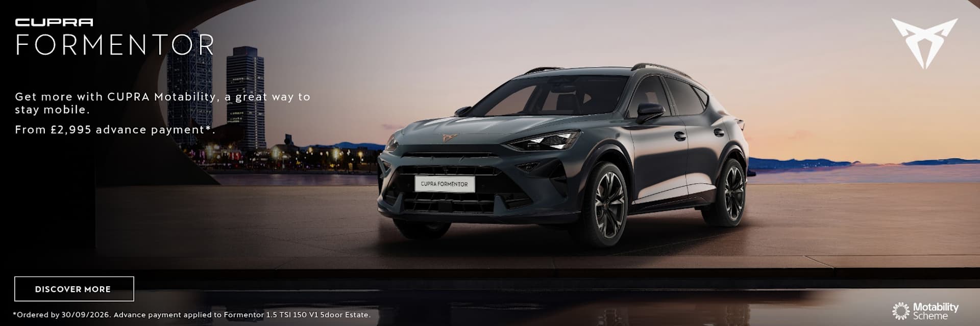 CUPRA Formentor Motability Q3