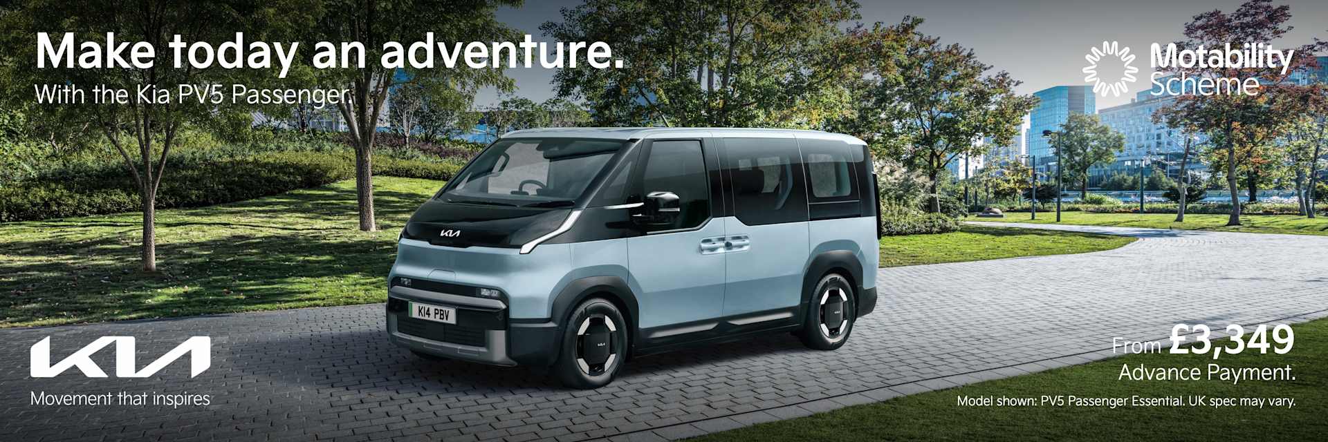 Kia PV5 Passenger Motability 