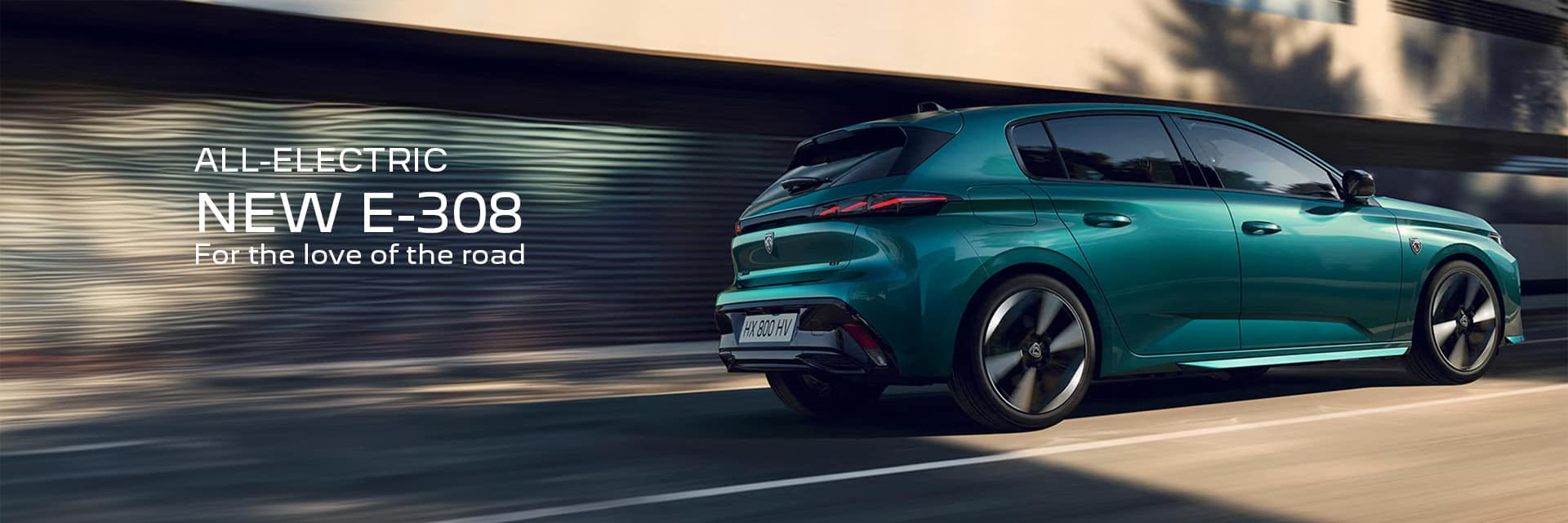 All-electric new Peugeot e-308