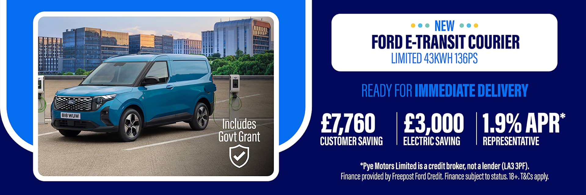 Ford E-Transit Courier Q1 Offer