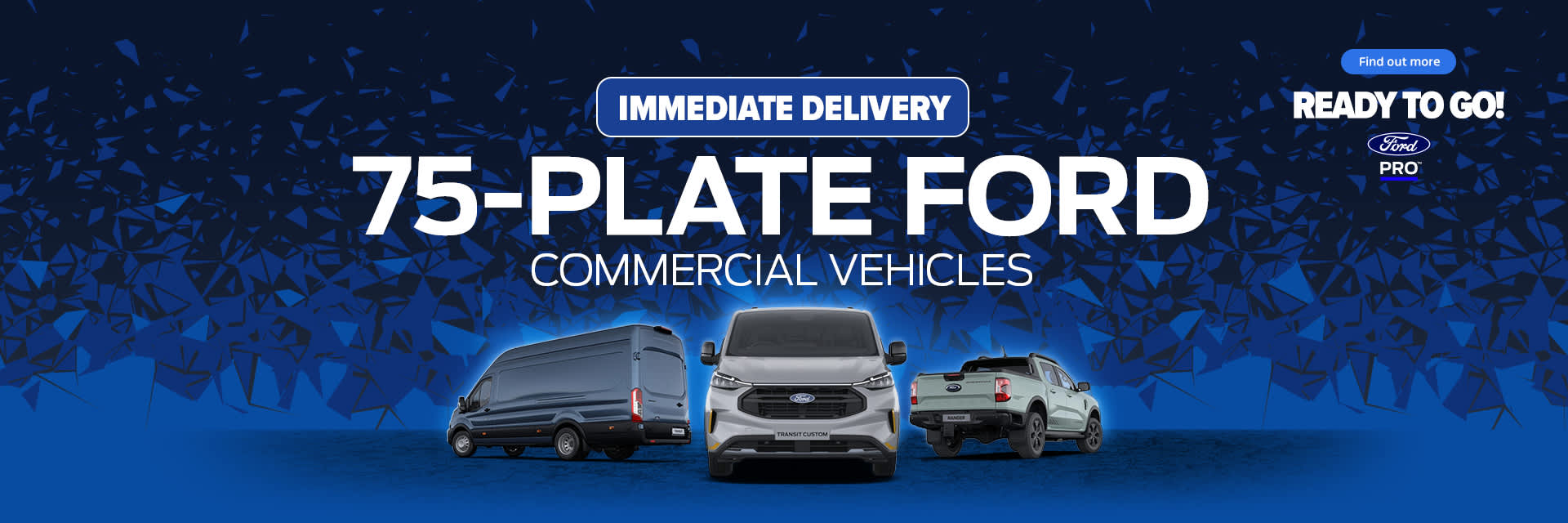 Ford Transit immediate delivery 