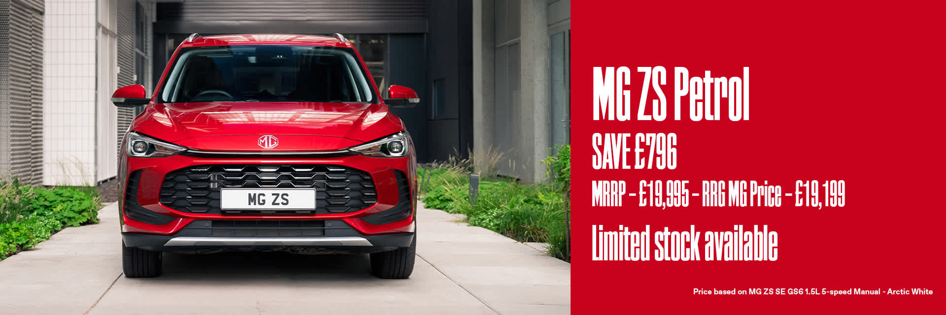 MG ZS Petrol - Save on models in stock