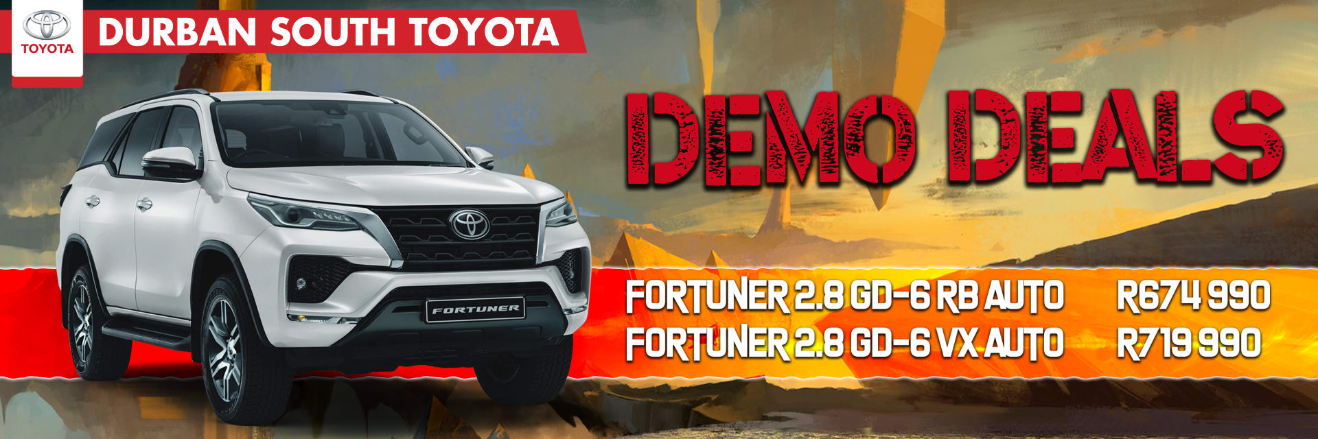 Demo Deals - Get the New Toyota Fortuner