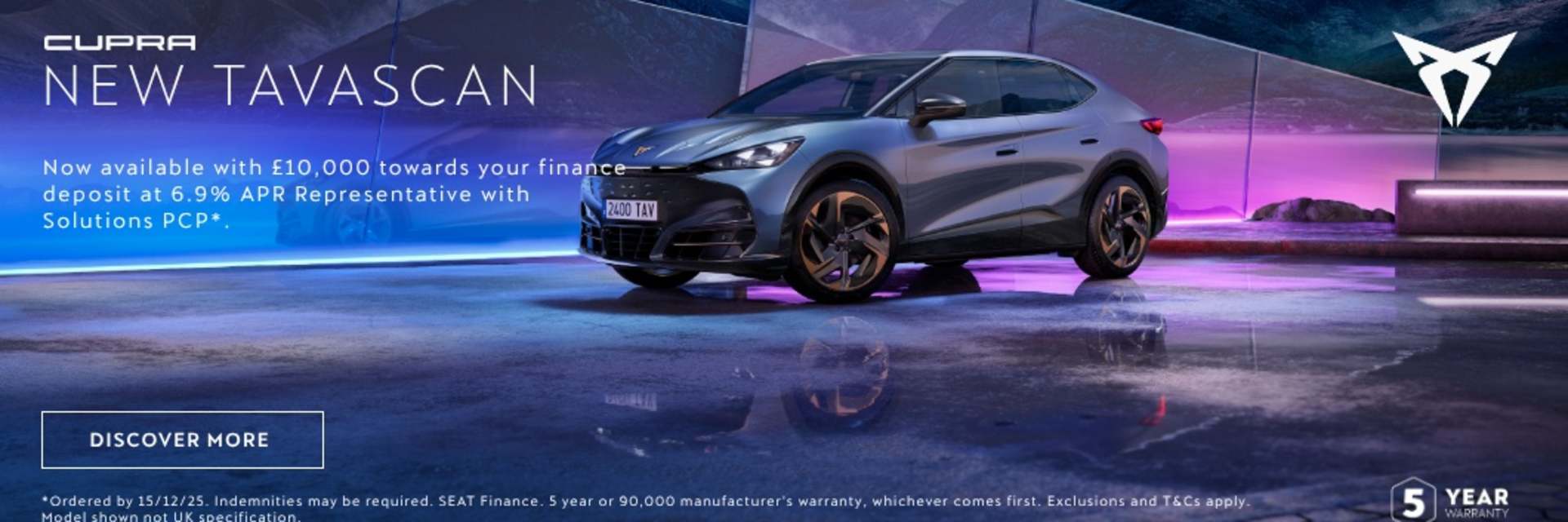 CUPRA TAVASCAN OFFER
