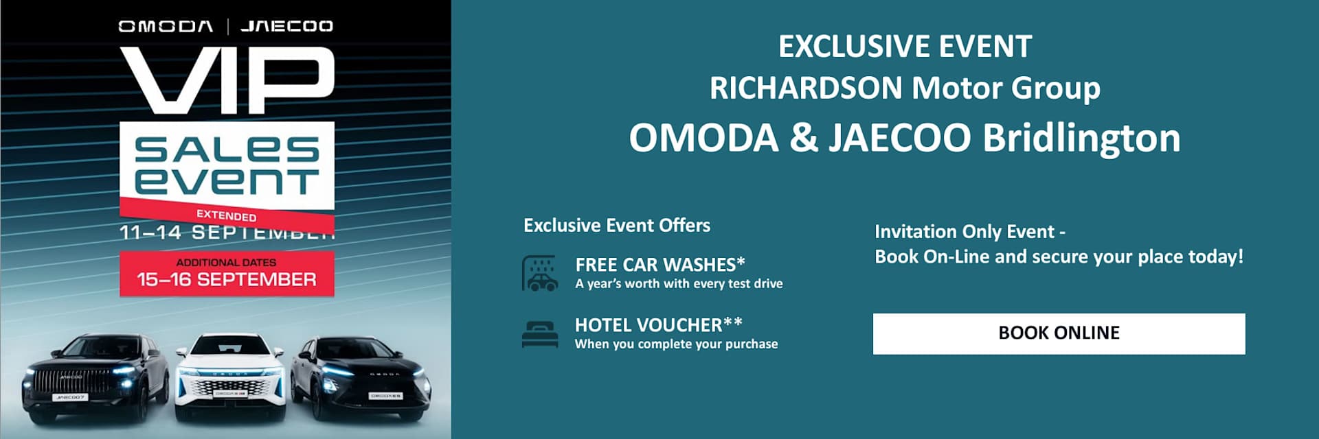 OMODA & JAECOO VIP Sales Event