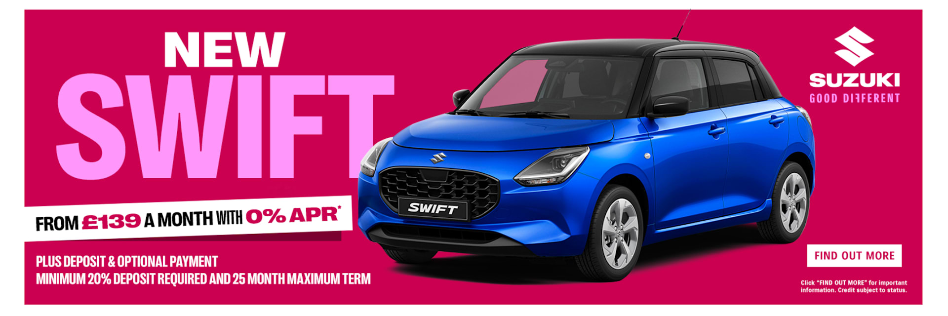 New Swift 0% Offer Q4