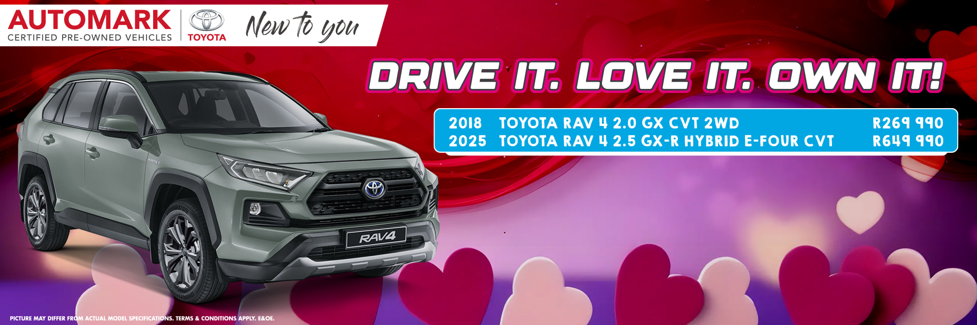 2025 Toyota RAV4 2.5 GXR Hybrid E-four