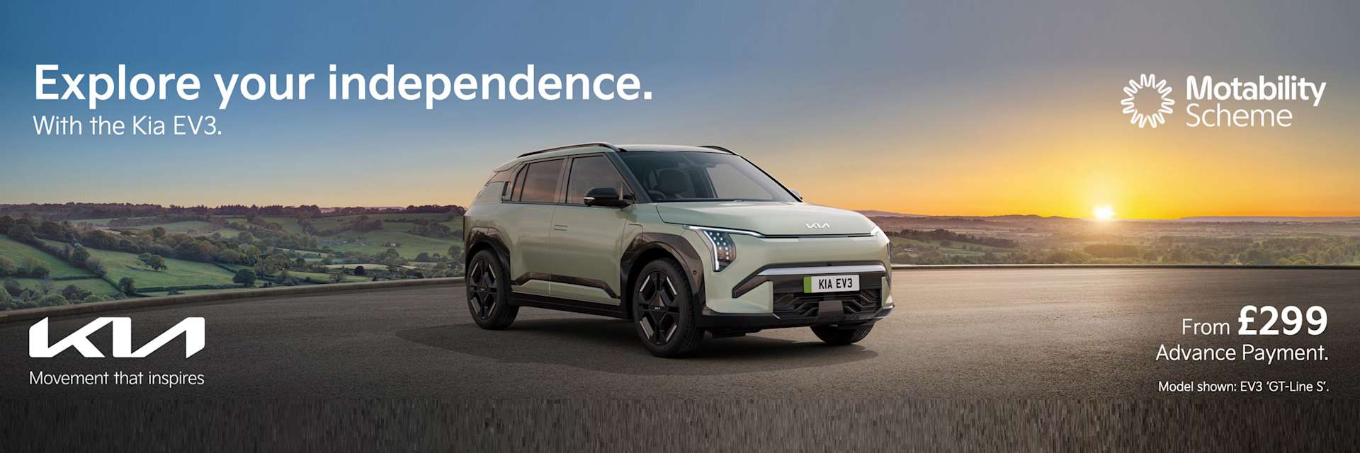 Kia EV3 on Motability