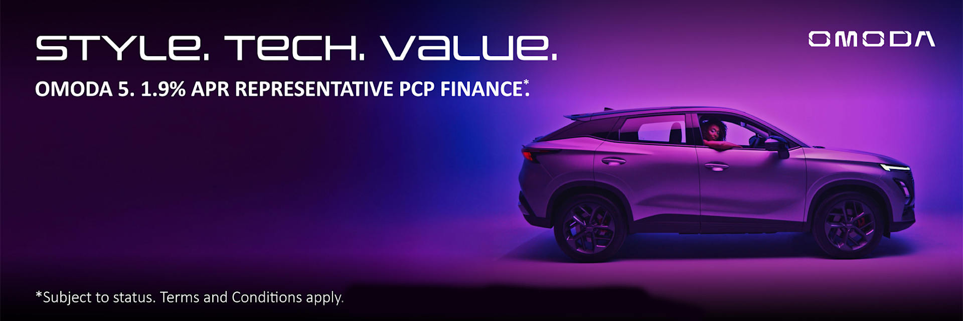 Omoda 5 1.9% APR Representative on PCP Finance