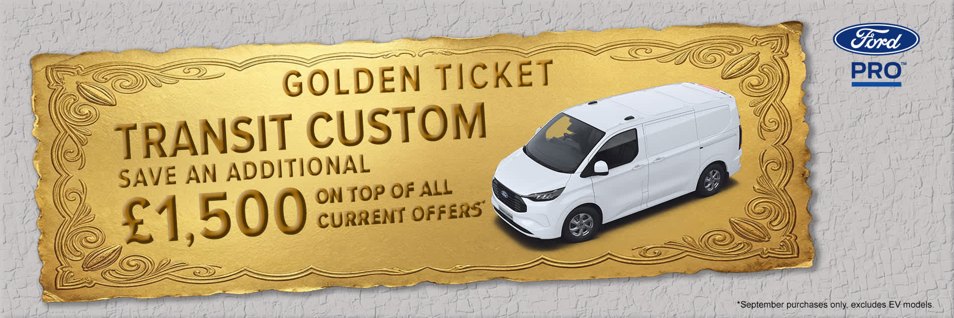 £1,500 Golden Ticket