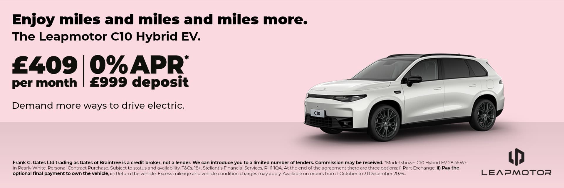 Leapmotor C10 Hybrid EV Offer