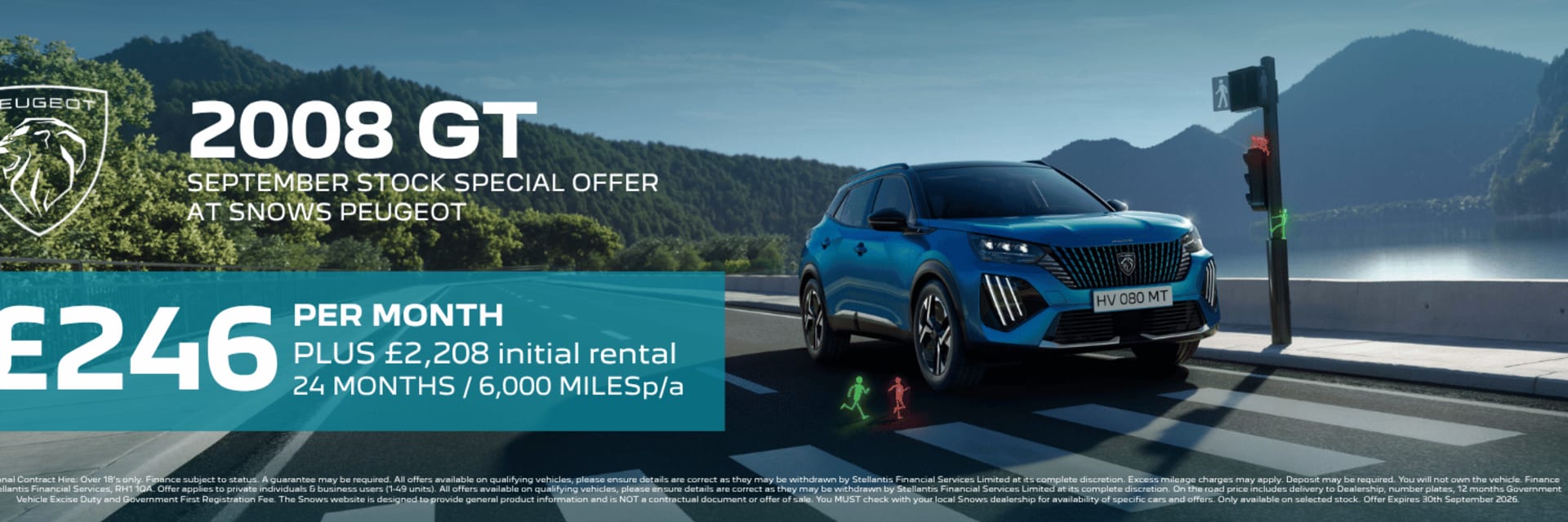 Peugeot 2008 offer q3 26