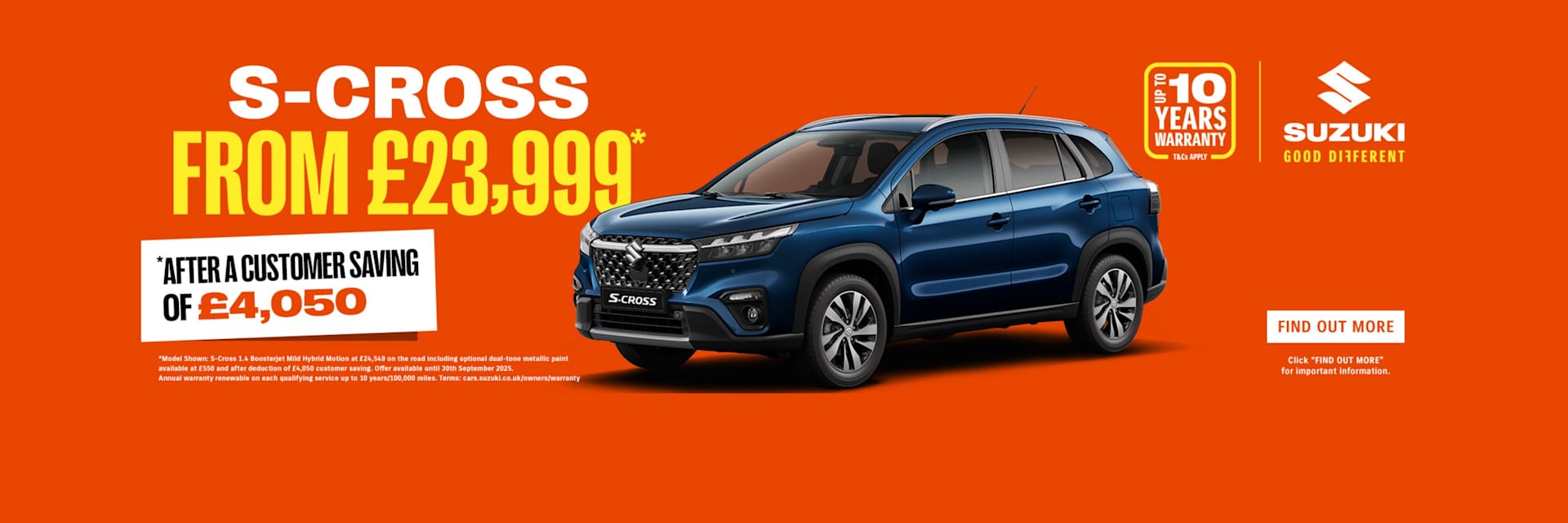 Suzuki S-Cross New Car Offer