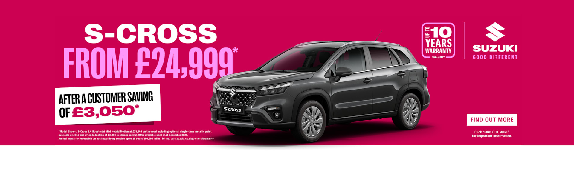 Suzuki S Cross New Car Offer