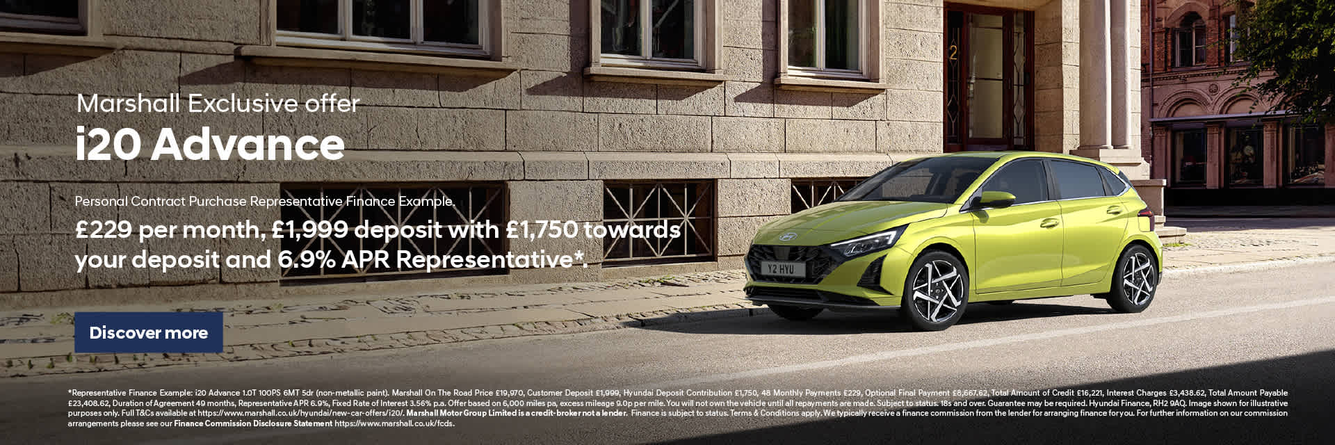 Hyundai i20 Personal Contract Purchase Offer