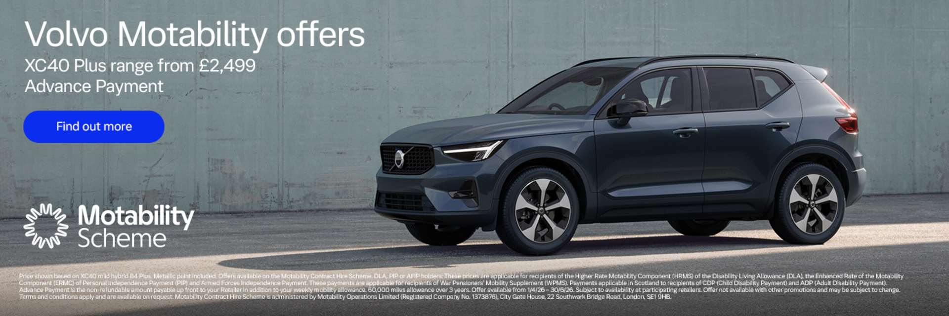 Volvo Motability Offers