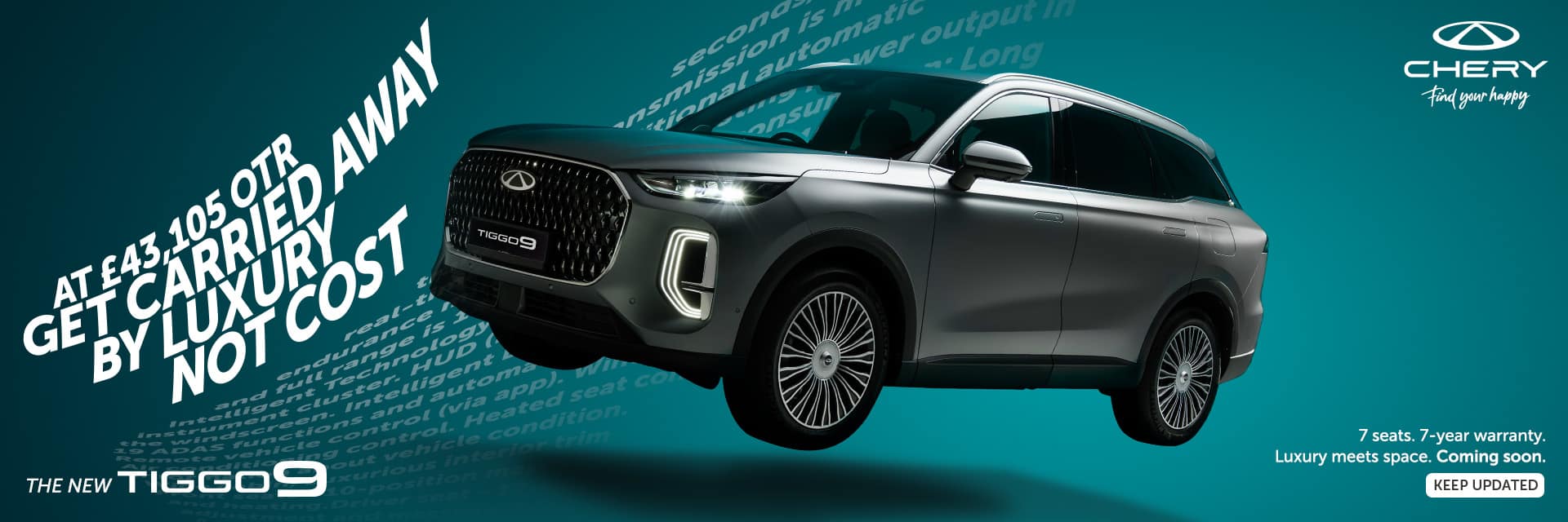 Tiggo 9 Coming Soon