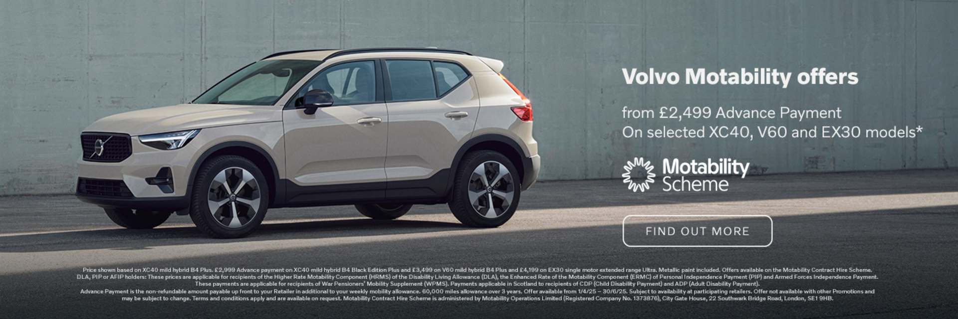 Volvo Motability Offers