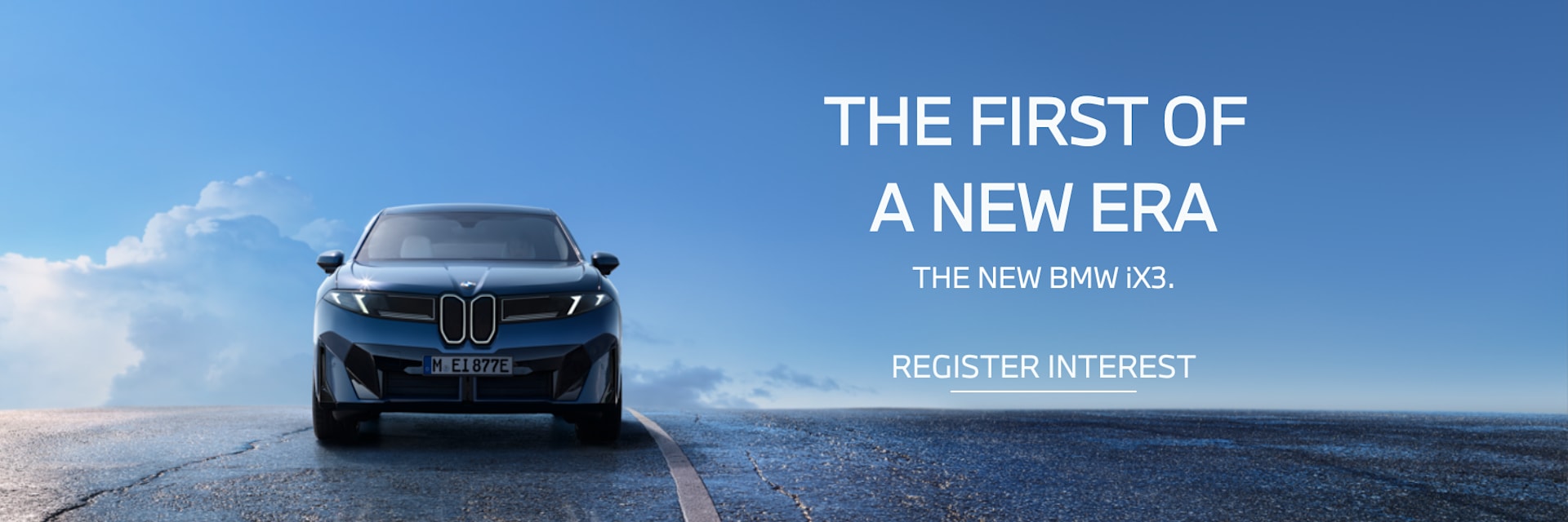 Register interest in the new BMW ix3