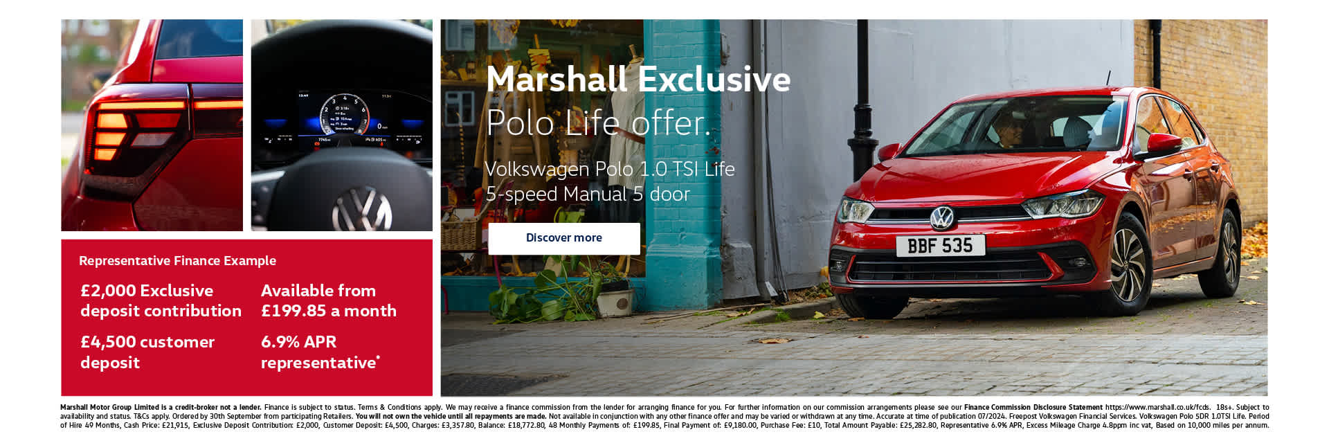 Volkswagen Polo Personal Contract Purchase Exclusive Offer