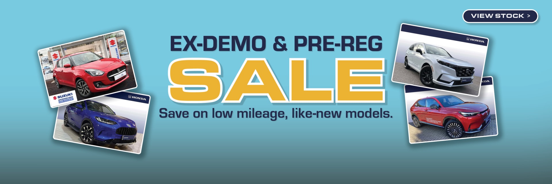 EX-DEMO & PRE-REG Sale