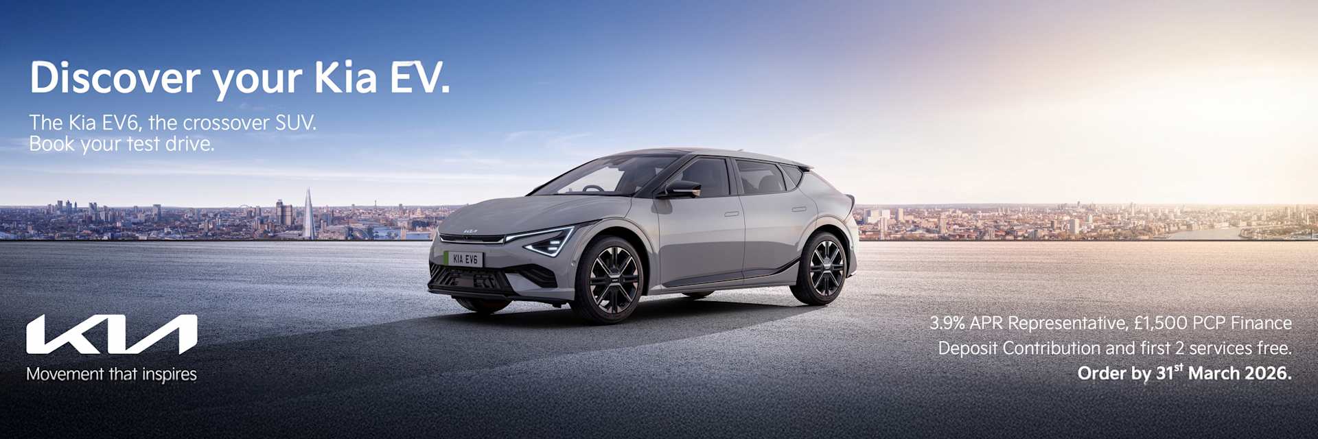 Kia EV6: 3.9% APR Representative