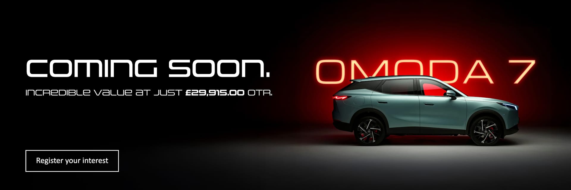 OMODA 7 Coming Soon. 