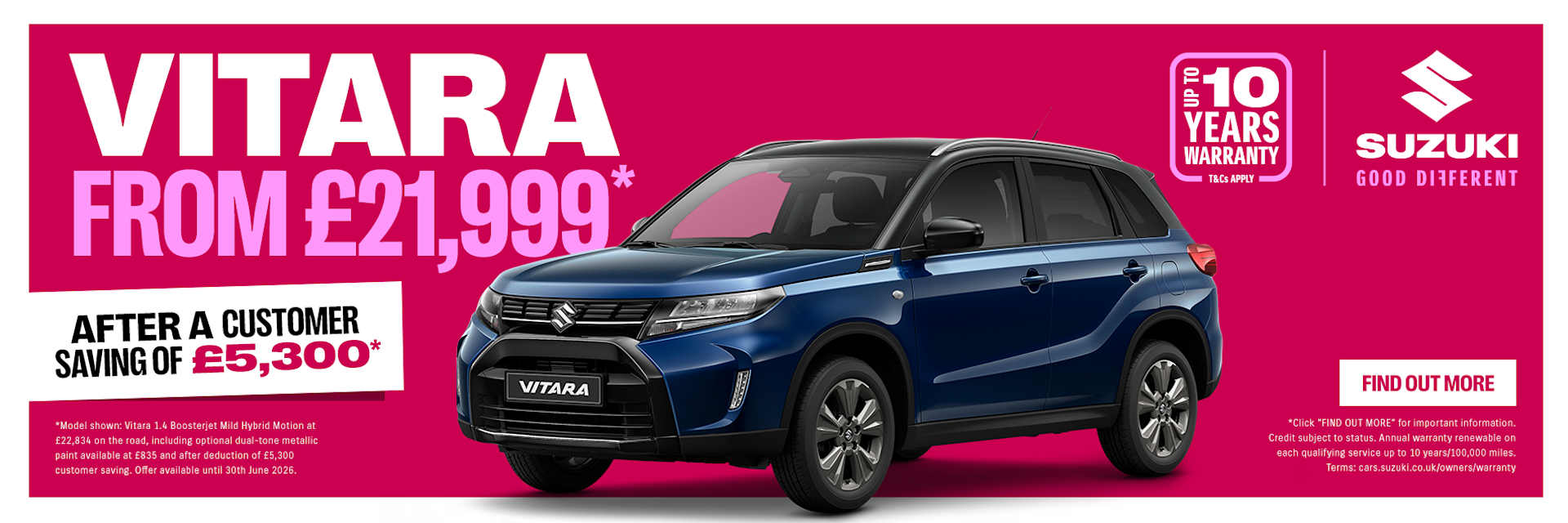 Suzuki Vitara Hybrid Offer Bristol