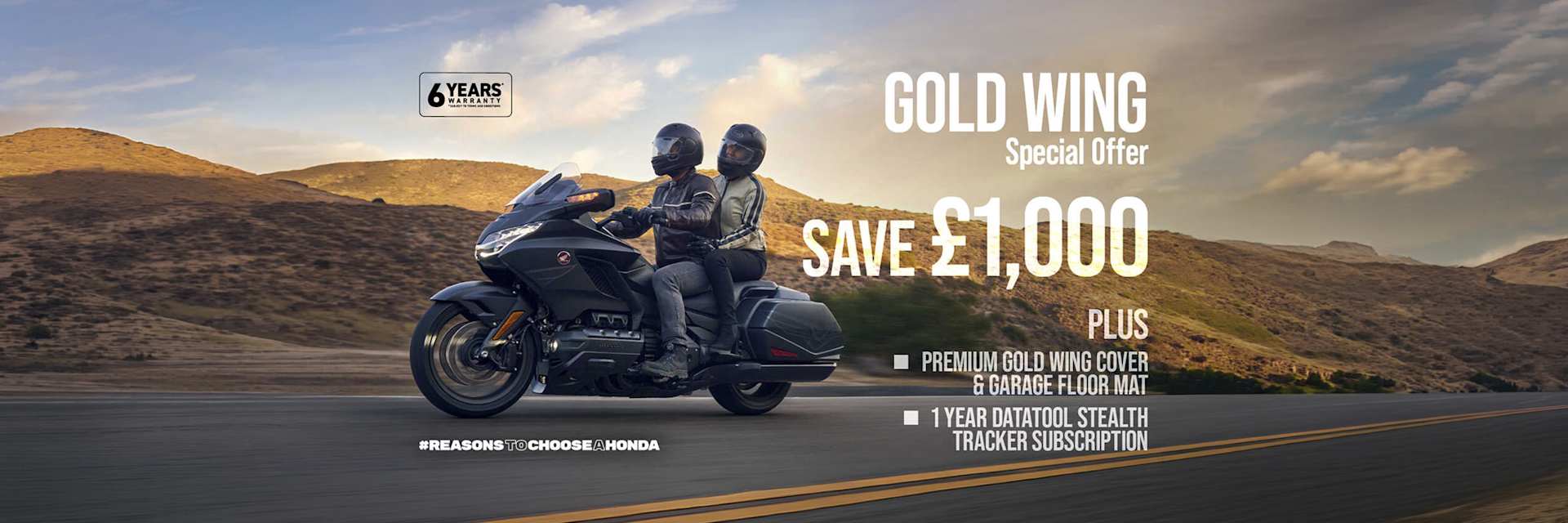 GL1800 GOLD WING DCT Special Offer SAVE £1000