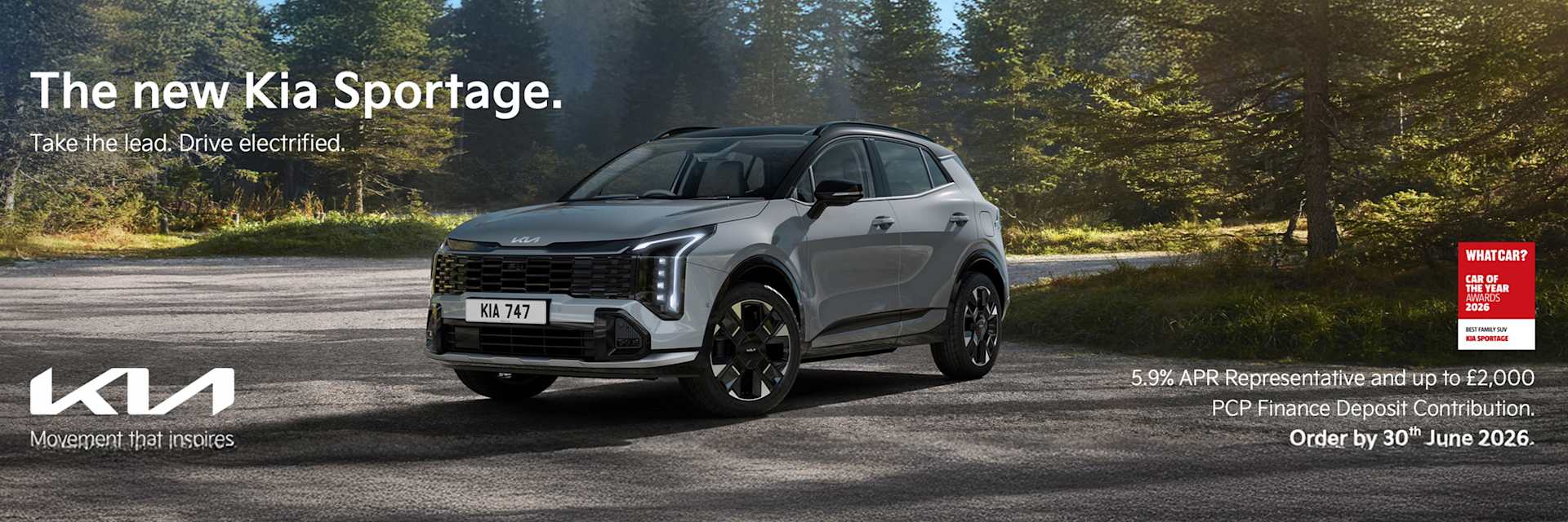 Kia Sportage New Car Offer