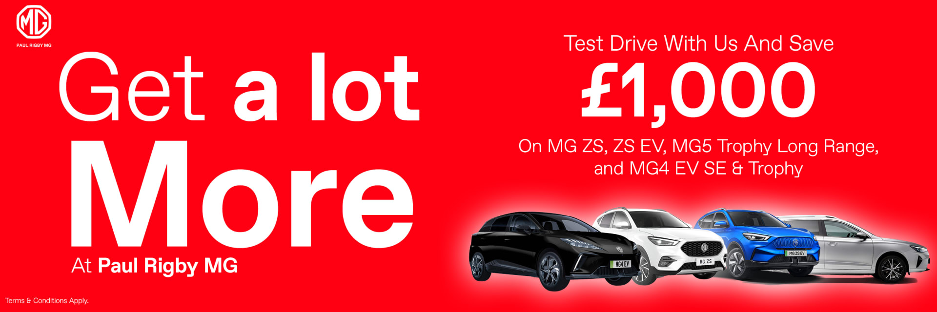 £1,000 when you test drive